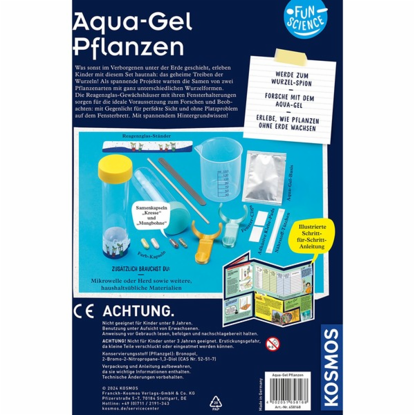 KOSMOS Fun Science Aqua Gel Plants Experiment Box