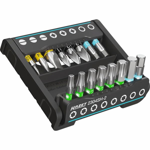 Hazet "SmartHolder 2304SH-2, sada bitů 1/4"""