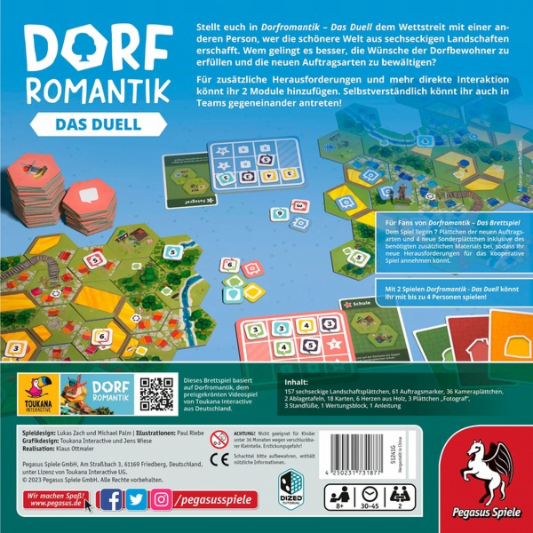 Pegasus Village Romance - The Duel, desková hra