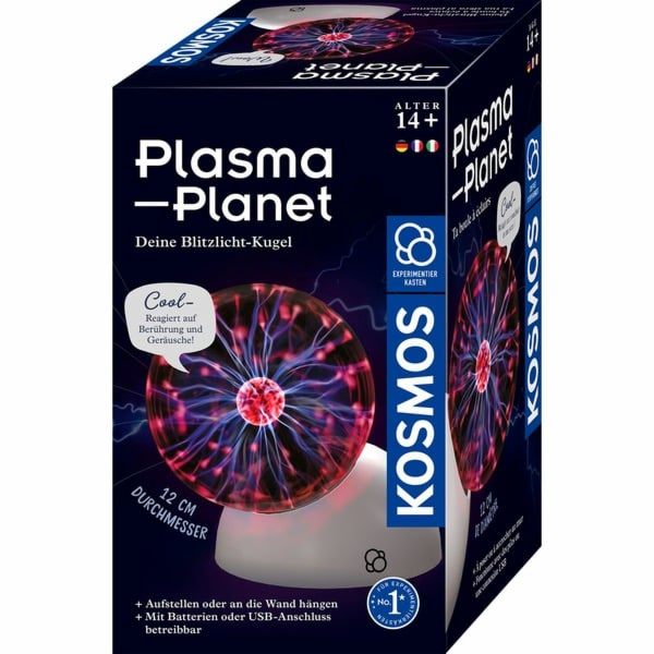 Plazmová planeta KOSMOS, experimentální krabička