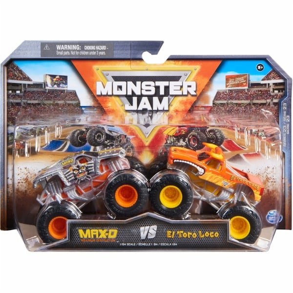 Spin Master Monster Jam - dvoubalení s Max-D a El Toro Lo...