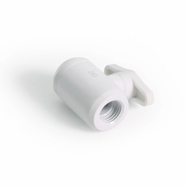 Alphacool Icicle 2-cestný kulový ventil G1/4 - bílý