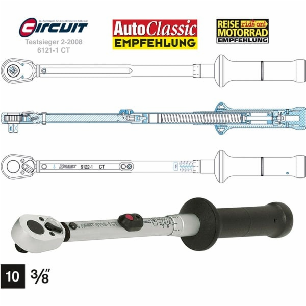 Hazet "Momentový klíč 6110-1CT, 3/8"""