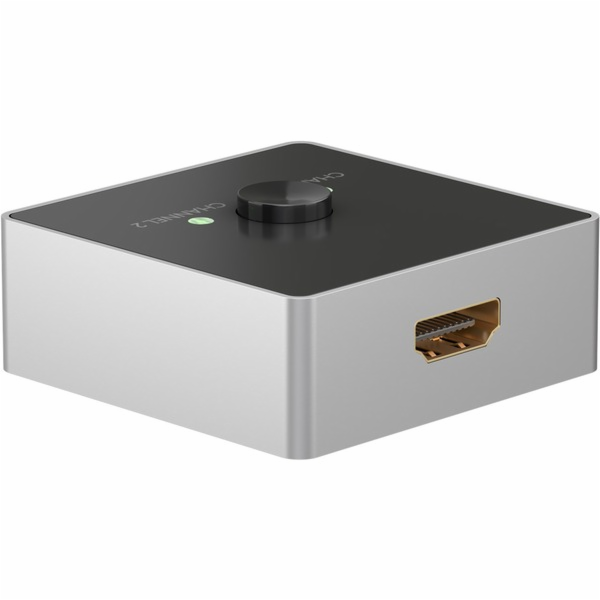 Goobay Manuální HDMI přepínač 2 na 1 (4K @ 60Hz), HDMI př...