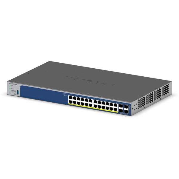 Netgear S3300-28X-PoE+ (GS728TXP), přepínač