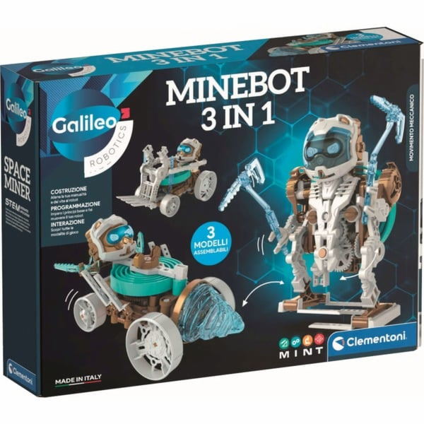 Clementoni MinerBot 3 v 1, experimentální box