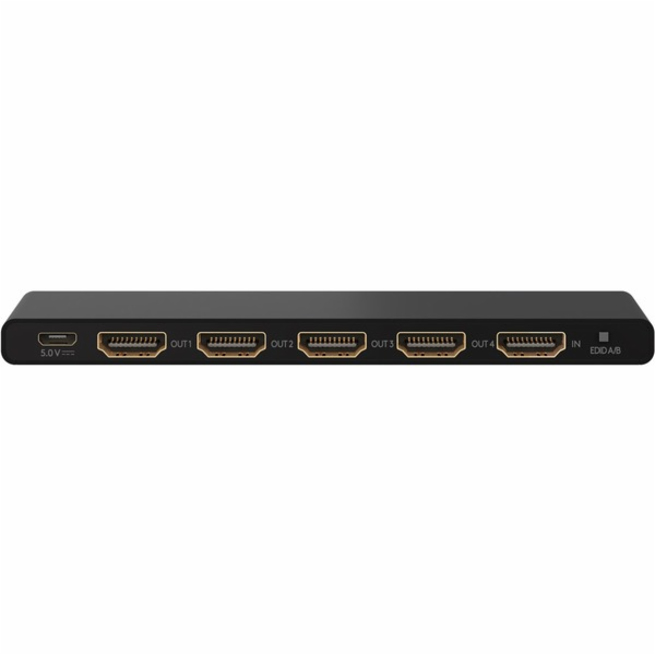 Goobay HDMI rozbočovač 1 na 4 (4K @ 60Hz) (černý)