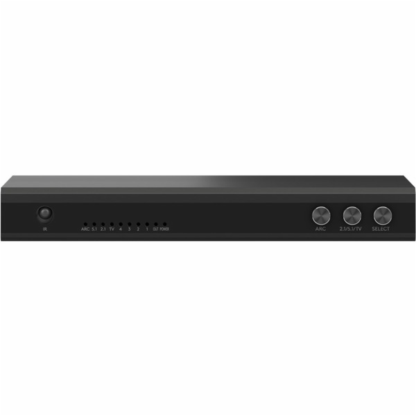 goobay HDMI switch box 4 to 1 (4K @ 60Hz), s audio výstup...