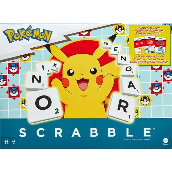 Stolní hra Mattel Games Scrabble Pokémon