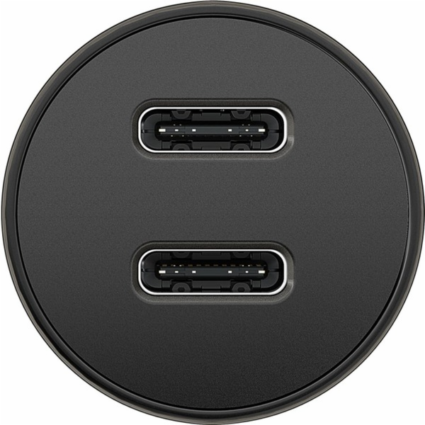 Goobay Dual USB-C rychlonabíječka do auta 30 Watt (černá,...