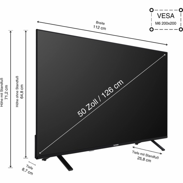 Telefunken QU50TO750S, QLED TV