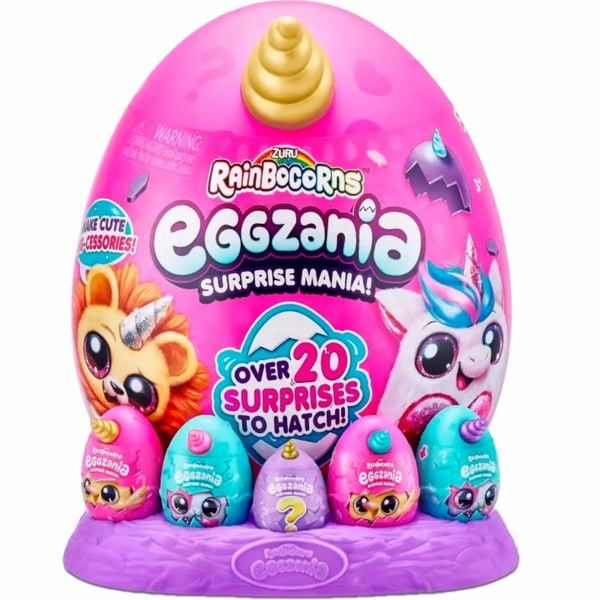 ZURU Rainbocorns Eggzania Surprise Series 1, figurka na h...