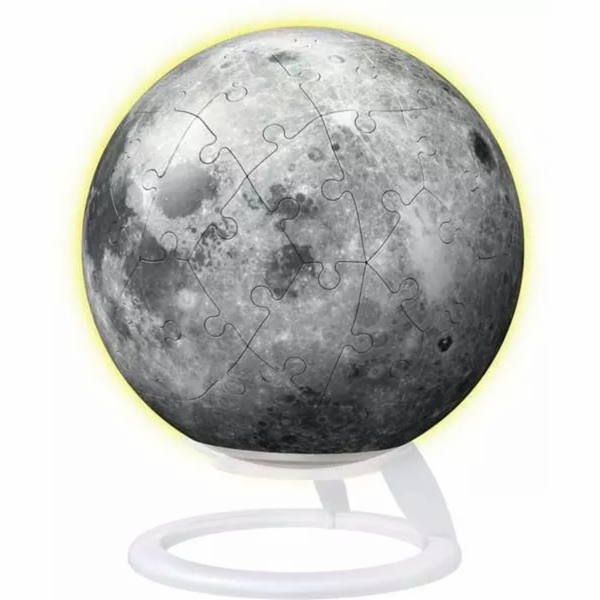 Ravensburger 3D Puzzle Ball The Moon - Záře ve tmě