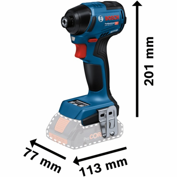 Bosch akumulátorový rázový utahovák GDR 18V-220 Professio...