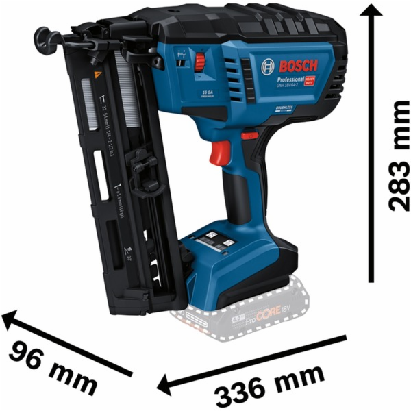 Bosch akumulátorová hřebíkovačka na dřevo GNH 18V-64-2 Pr...