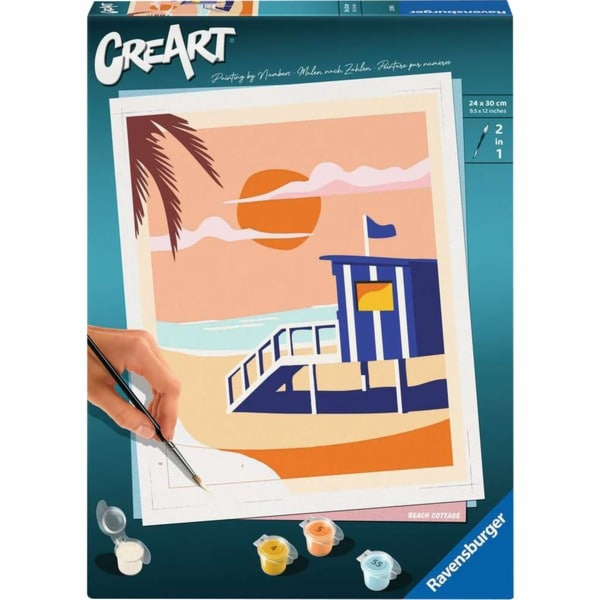 Ravensburger CreArt Beach - Chata, Malba