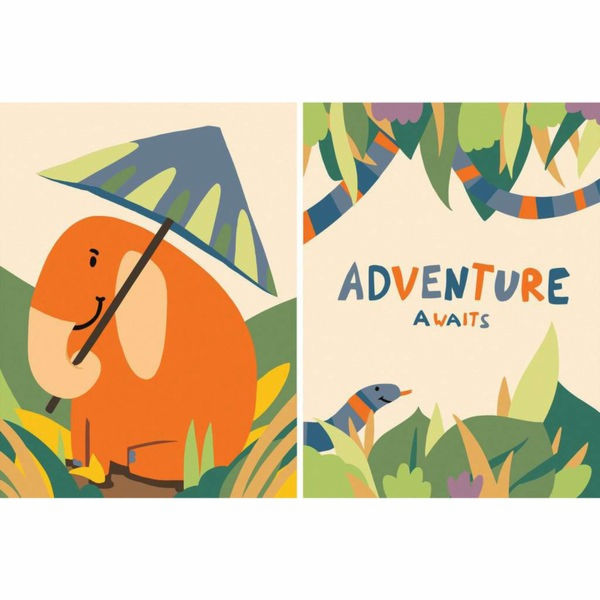 Ravensburger CreArt - Hello Baby Safari Set, malba