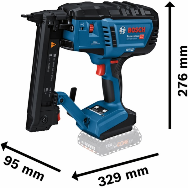 Bosch akumulátorová sponkovačka na dřevo GNH 18V-38 M Pro...