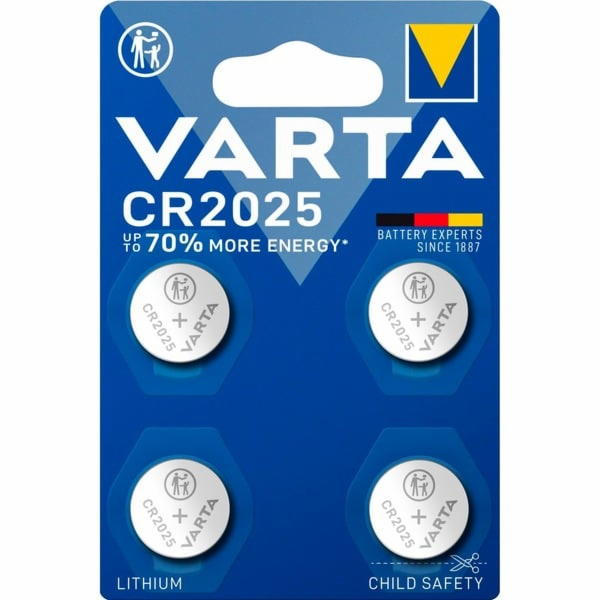 VARTA lithiová knoflíková baterie CR2025, 3Volt