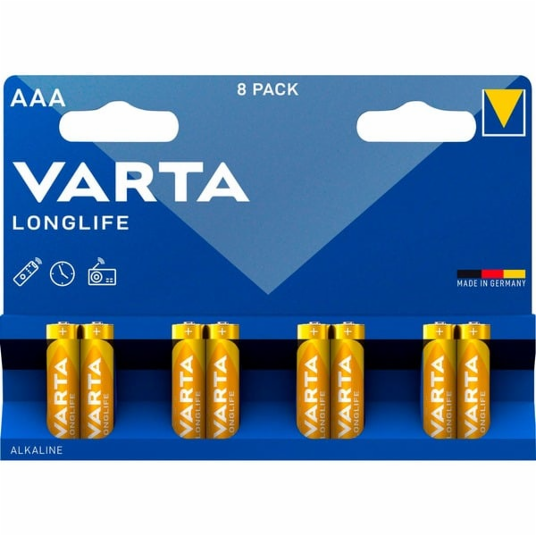 Varta Baterie Longlife LR03, AAA (Micro) (8 kusů)