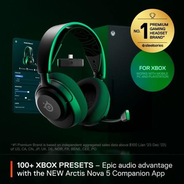 Bezdrátová herní náhlavní souprava SteelSeries Arctis Nov...