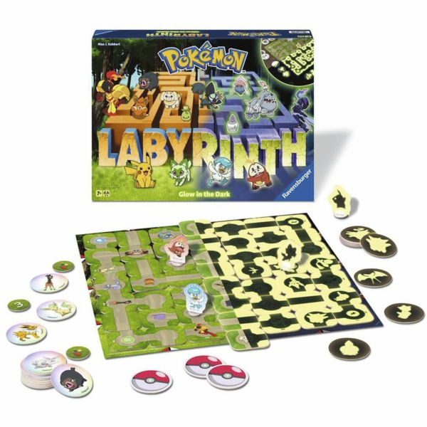 Ravensburger Pokémon Labyrinth Glow in the Dark, desková hra