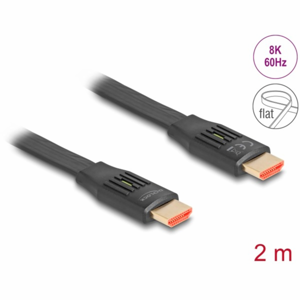 DeLOCK vysokorychlostní páskový kabel HDMI 48 Gps 8K 60Hz