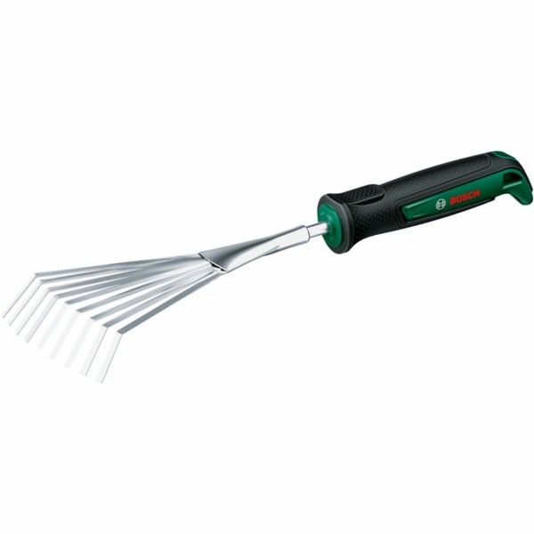 Ruční smeták Bosch Garten s ventilátorem nerez, ruční hrábě