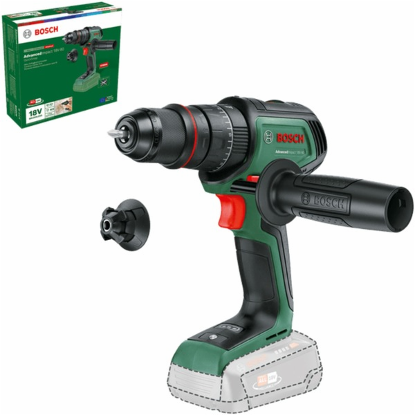 Aku příklepová vrtačka Bosch AdvancedImpact 18V-80 QuickS...