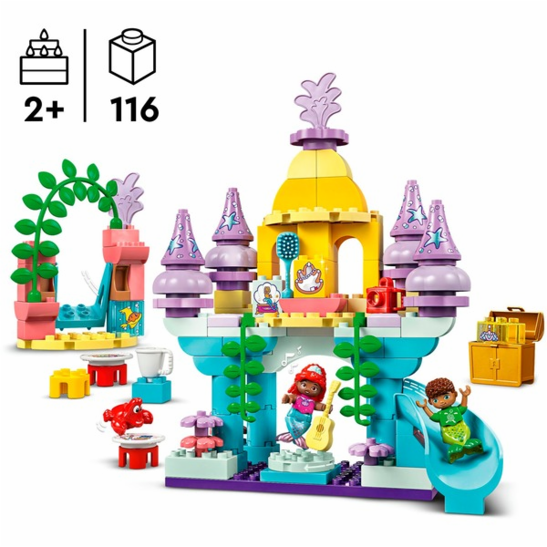 LEGO DUPLO 10435 Disney Ariel a její kouzelný podvodní palác