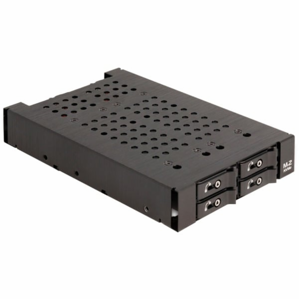 DeLOCK 3,5” odnímatelný rám pro 4 x M.2 NVMe SSD