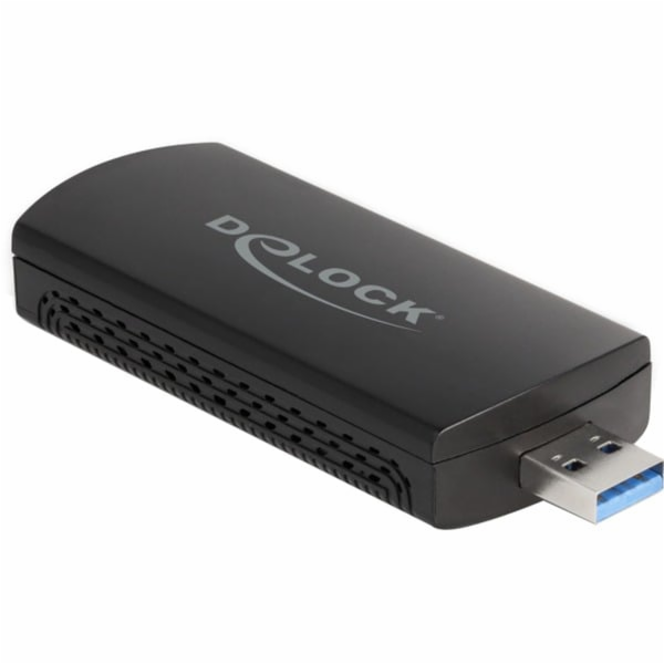 DeLOCK Wi-Fi 6E dual band WLAN USB adaptér AX3000, WLAN a...