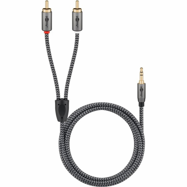 audio adaptérový kabel goobay Plus AUX 3,5mm jack > stere...