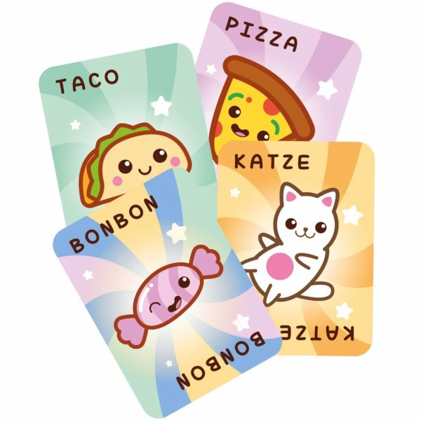 Asmodee Taco Cat Pizza Junior, karetní hra