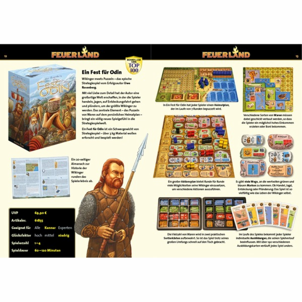 Pegasus A Feast for Odin, desková hra