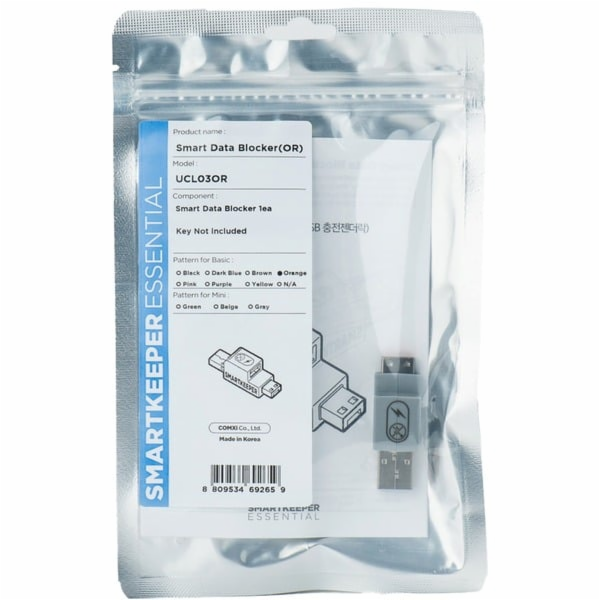 Smartkeeper  Basic USB-A Port Smart Data Blocker růžový