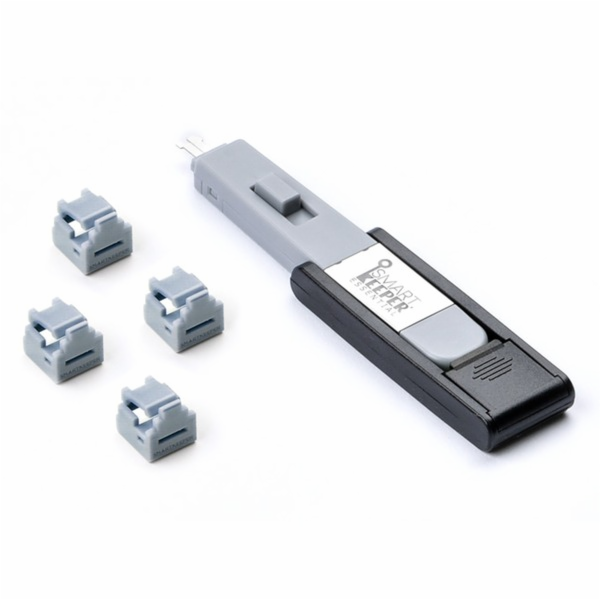 SmartKeeper Mini RJ11 Port Blocker šedý 4 Stk.+Key