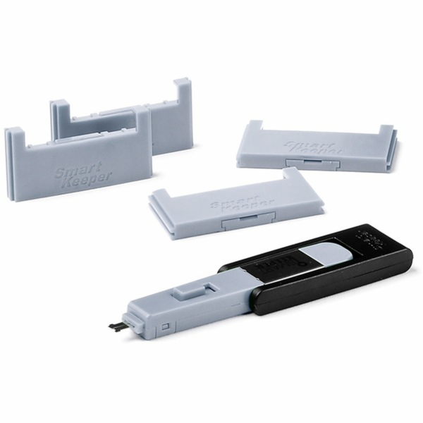 Smartkeeper  Mini CF Port Blocker šedý 4 Stk.+Key