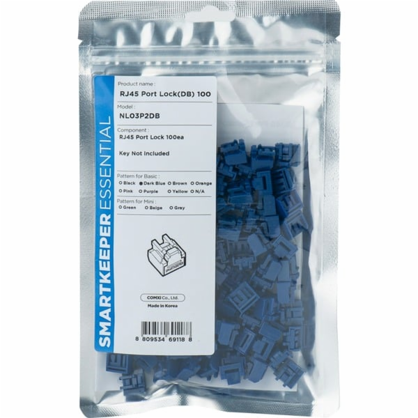 Smartkeeper  Basic RJ45 Port Blocker dunkelblau 100 Stk.