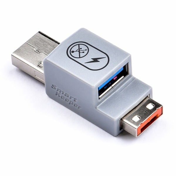 Smartkeeper  Basic USB-A Port Smart Data Blocker oranžový