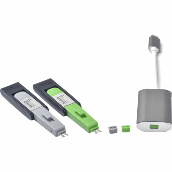 Smartkeeper  Mini MiniDisplayPort Blocker grün 4 Stk.+Key