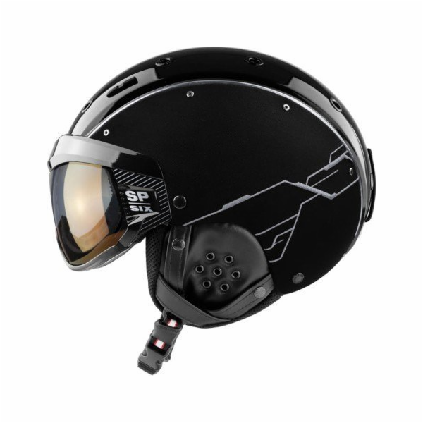 Casco  PŘILBA SP-6 OKRUH ČERNO-STŘÍBRNÁ M 54-58
