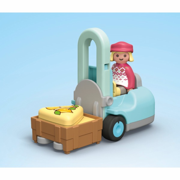 Playmobil 71691 Junior: Tržní stánek s biopotravinami a v...