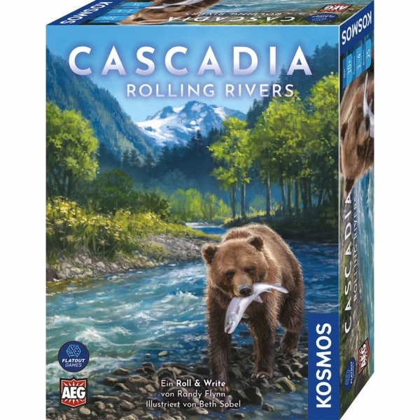 KOSMOS Cascadia Rolling Rivers, desková hra