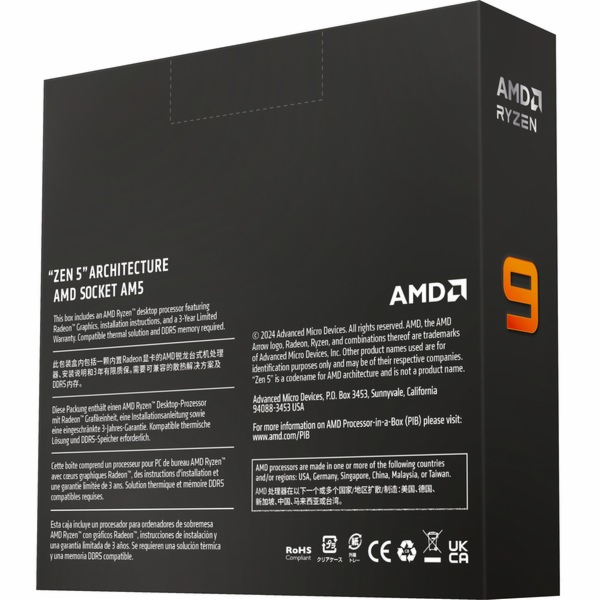 AMD Ryzen 9 9900X, procesor