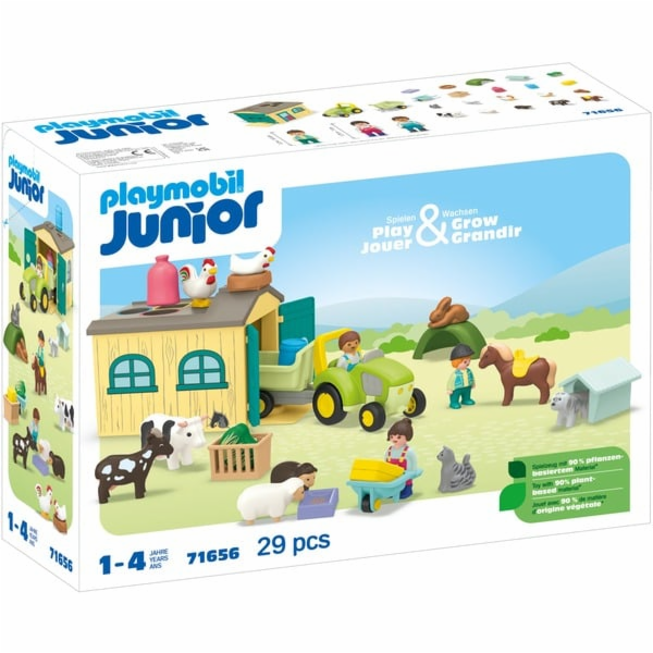 PLAYMOBIL 71656 Junior: Farmářské dobrodružství s traktor...
