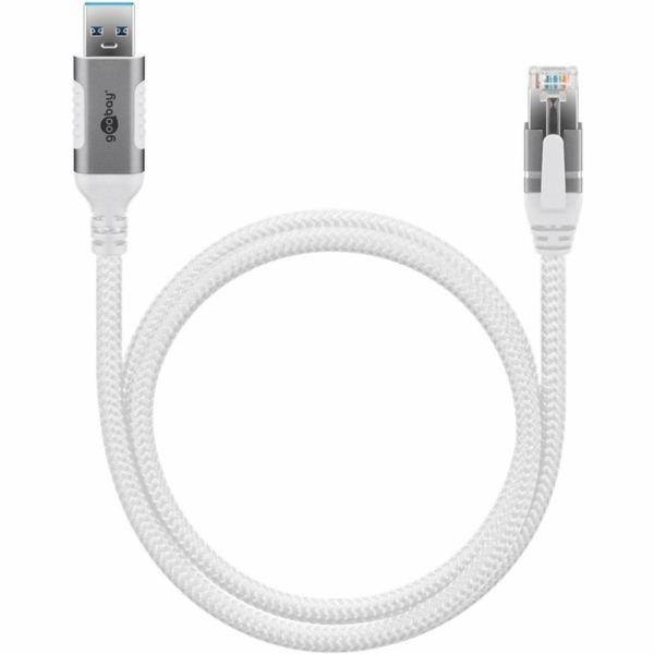 goobay Ethernetový kabel USB-A 3.2 Gen1 samec > RJ-45 sam...