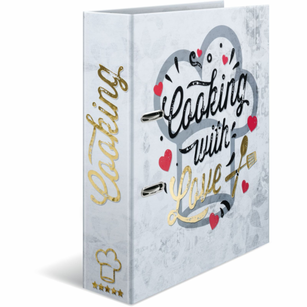 Herma Rezepte-Ordner Cooking with Love DIN A4           1...