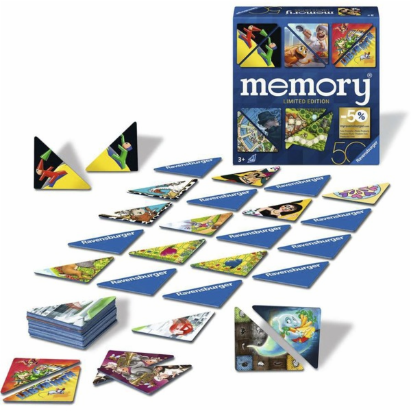 Ravensburger pexeso - 50 let Modrého trojúhelníku, pexeso
