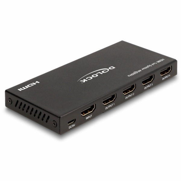 DeLOCK HDMI rozbočovač 1 x HDMI vstup na 4 x HDMI výstup ...